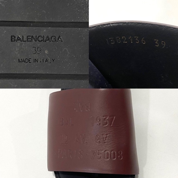 Balenciaga Puffer Slides Burgundy EU 39 - Picture 8 of 9